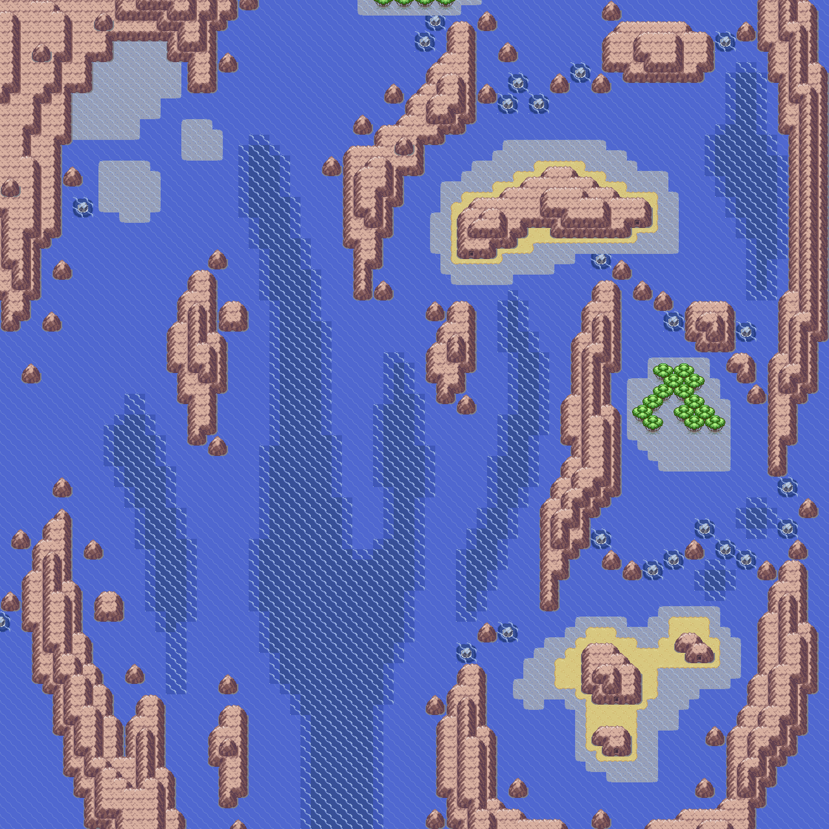 Pokemon Ruby, Sapphire and Emerald :: Map of Shoal Cave