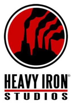 Heavy Iron Studios's company logo.