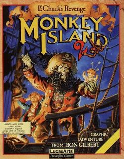 Box artwork for Monkey Island 2: LeChuck's Revenge.