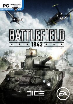 Box artwork for Battlefield 1943.