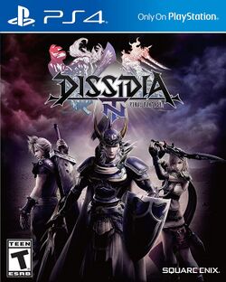 Box artwork for Dissidia Final Fantasy.