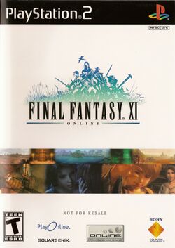 Box artwork for Final Fantasy XI.