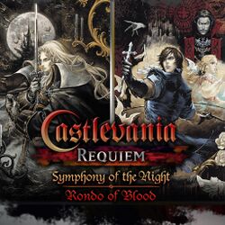 Box artwork for Castlevania Requiem: Symphony of the Night & Rondo of Blood.