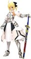 Limited edition Saber Lily Figma-brand action figures were created. Some were given out as freebies at PAX 2009.