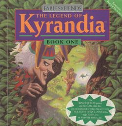 Box artwork for The Legend of Kyrandia Book One.