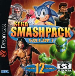 Box artwork for Sega Smash Pack Volume 1.