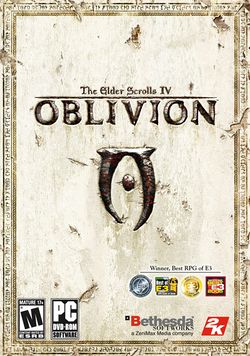 Box artwork for The Elder Scrolls IV: Oblivion.