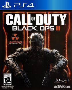 Box artwork for Call of Duty: Black Ops III.
