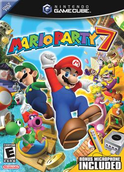 Box artwork for Mario Party 7.