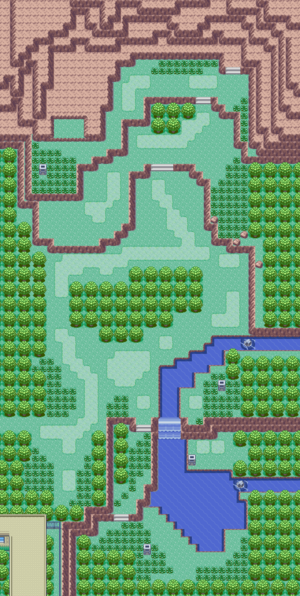 Dex :: Safari Zone Entrance in Emerald 