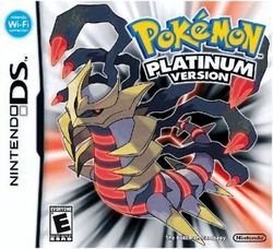 Box artwork for Pokémon Platinum.