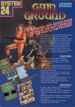 Box artwork for Gain Ground.