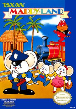Box artwork for Mappy-Land.