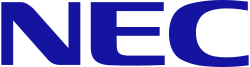 NEC's company logo.