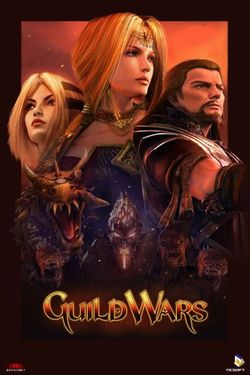 Box artwork for Guild Wars.