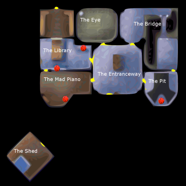 File:SM64 Big Boo's Haunt First Floor Red Coins Map.png