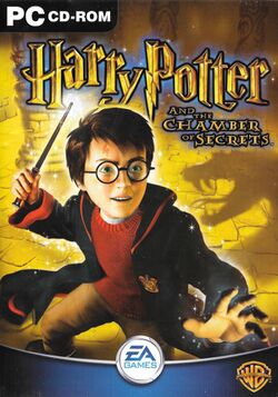 Box artwork for Harry Potter and the Chamber of Secrets.