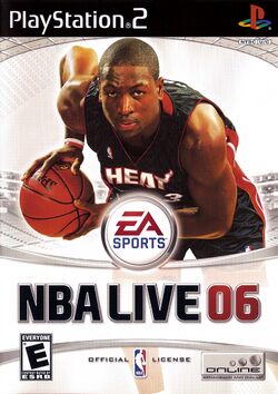 Box artwork for NBA Live 06.