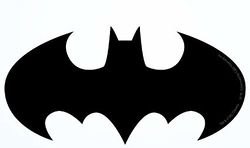 The logo for Batman.