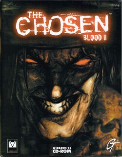 Box artwork for Blood II: The Chosen.