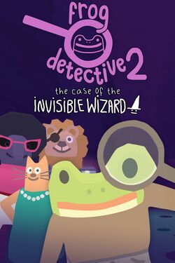 Box artwork for Frog Detective 2: The Case of the Invisible Wizard.