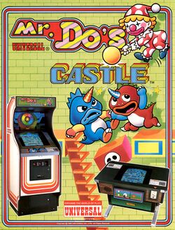 Box artwork for Mr. Do's Castle.