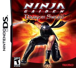 Box artwork for Ninja Gaiden Dragon Sword.