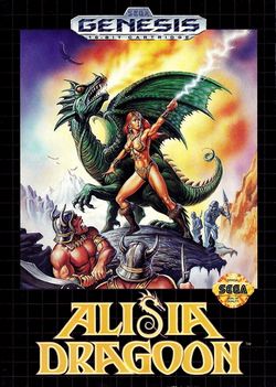 Box artwork for Alisia Dragoon.