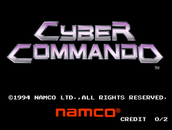 Box artwork for Cyber Commando.