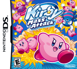 Box artwork for Kirby: Mass Attack.