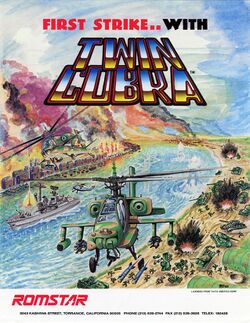 Box artwork for Twin Cobra.