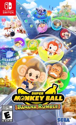 Box artwork for Super Monkey Ball: Banana Rumble.