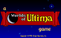 1st title screen: Worlds of Ultima