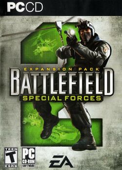 Box artwork for Battlefield 2: Special Forces.