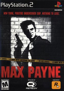Box artwork for Max Payne.