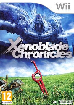 Box artwork for Xenoblade Chronicles.