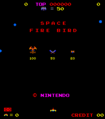 Title screen of Nintendo's version.