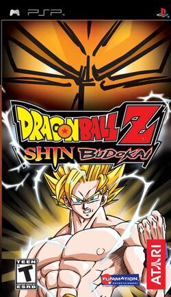 Box artwork for Dragon Ball Z: Shin Budokai.