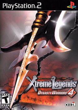 Box artwork for Dynasty Warriors 4: Xtreme Legends.