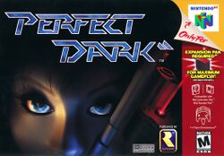 Box artwork for Perfect Dark.