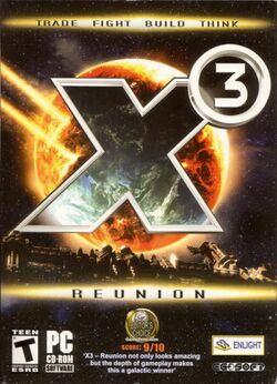 Box artwork for X³: Reunion.