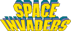 The logo for Space Invaders.