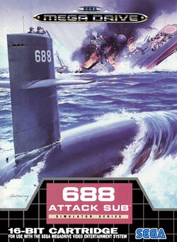Box artwork for 688 Attack Sub.