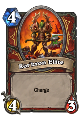 Kor'kron Elite. Level 4 required. Level 44 and 46 for gold.