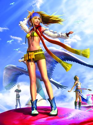 Rikku, a major character in Final Fantasy X