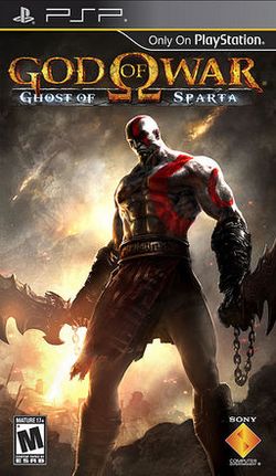 Box artwork for God of War: Ghost of Sparta.