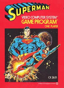 Box artwork for Superman.