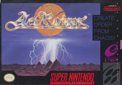 Box artwork for ActRaiser.