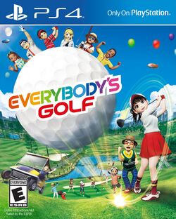 Box artwork for Everybody's Golf.