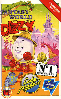 Box artwork for Fantasy World Dizzy.